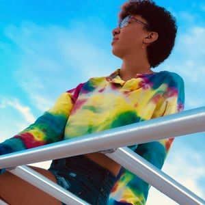 Hand dyed sweatshirt